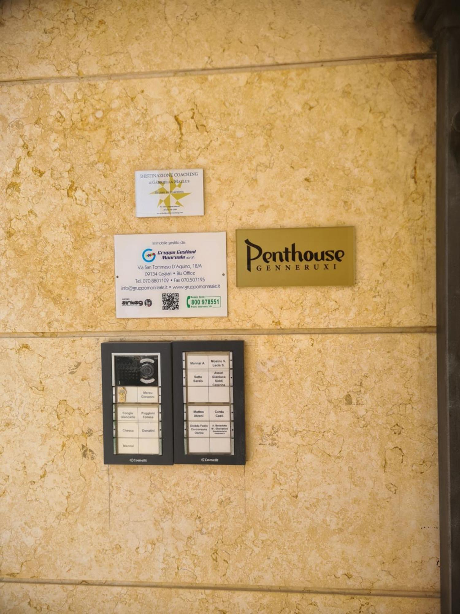 Penthouse Genneruxi Otel Cagliari Dış mekan fotoğraf
